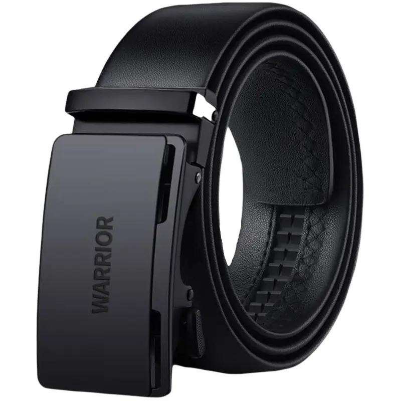 

Ремень мужской из спилка-веретена Bovine Split Transfer Leather, 35 см WARRIOR, черный