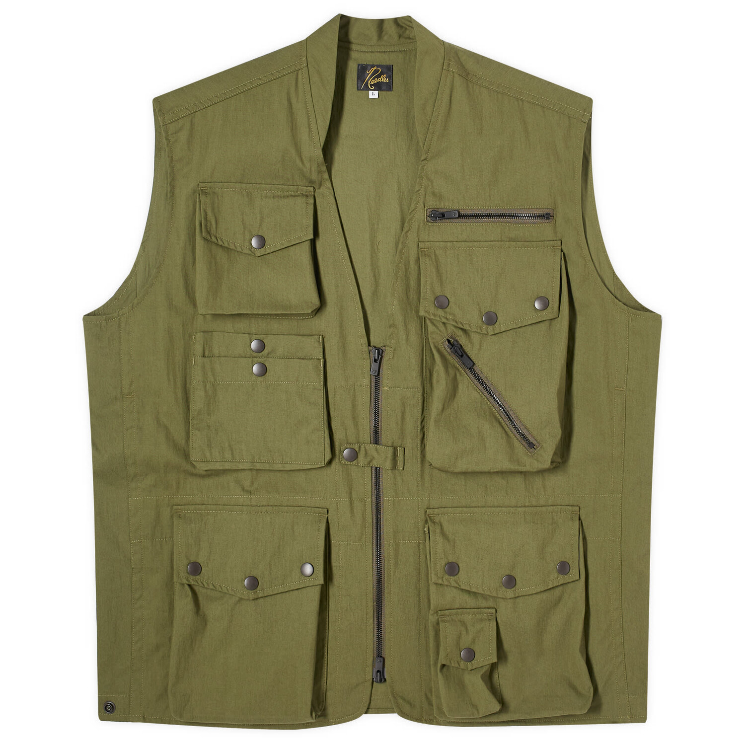 

Утепленный жилет Needles Field Vest, цвет Olive