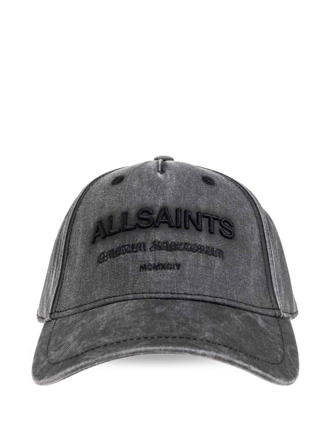 

Кепка с логотипом AllSaints Gothic Underground, серый