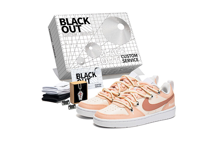 

Кроссовки Nike Court Borough Series Skateboard Shoes Women's Low-Top Pink