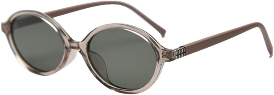 

Маленькие круглые поляризованные солнцезащитные очки для мужчин, овальные солнцезащитные очки для женщин, ретро-винтажные ацетатные мужские очки VFDHN, Khaki With Green