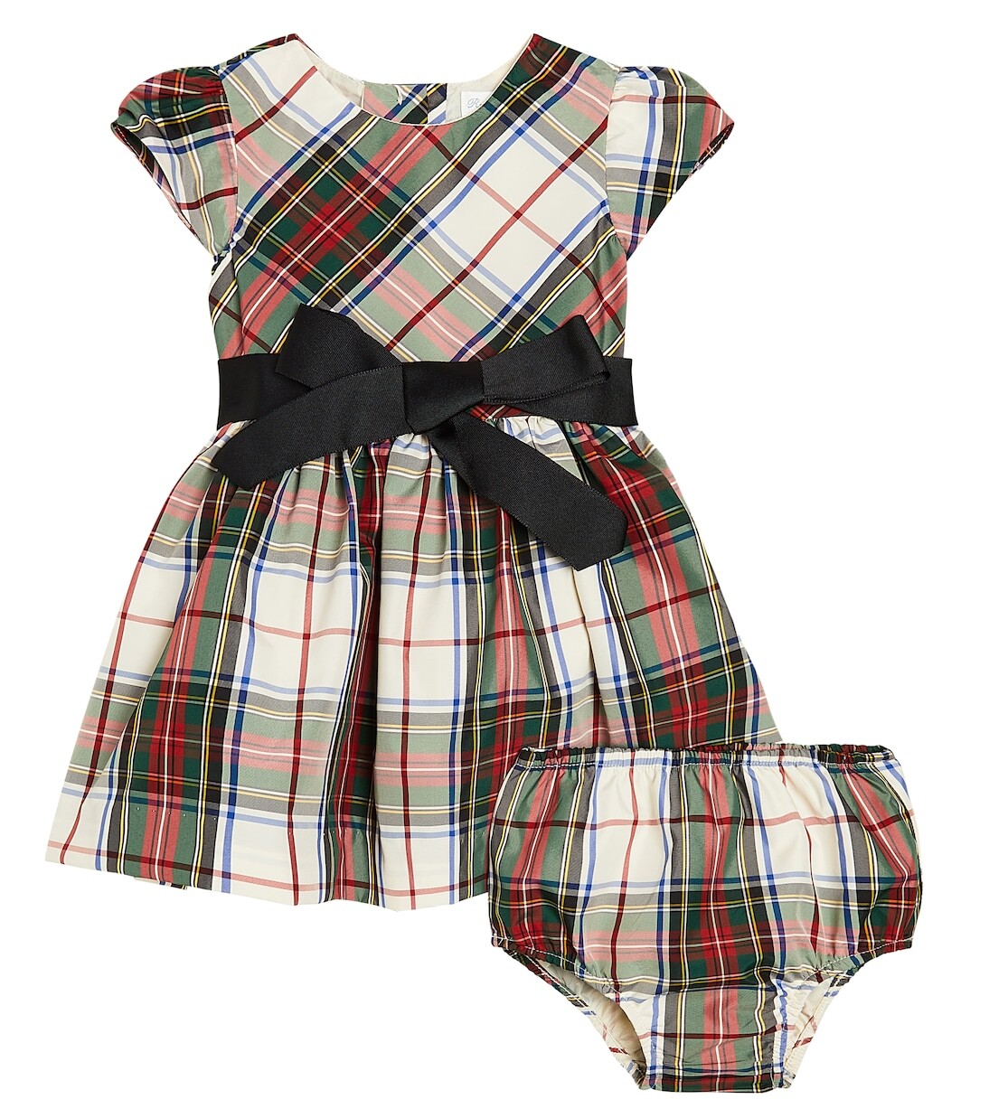 

Комплект из платья и шароваров в клетку baby martina Polo Ralph Lauren, мультиколор