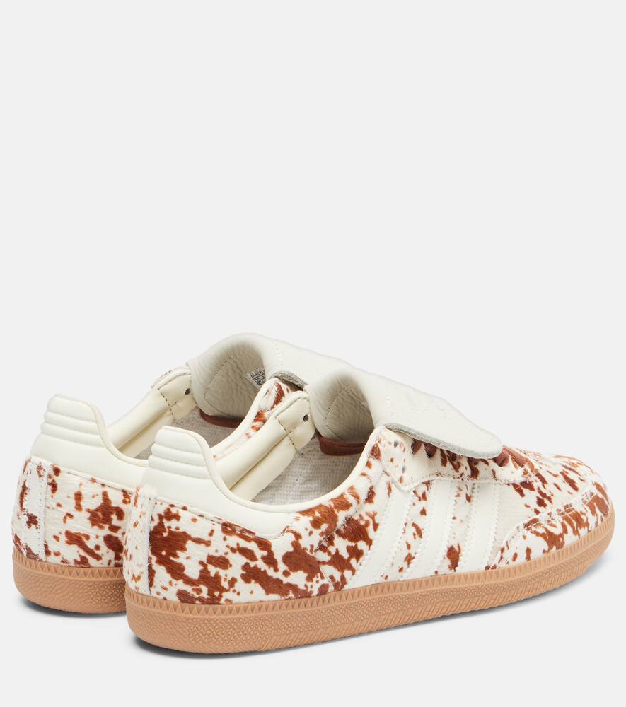 Кроссовки Samba LT из телячьей кожи Adidas, Off White/Lucid Pink/Gum4 — фото 2