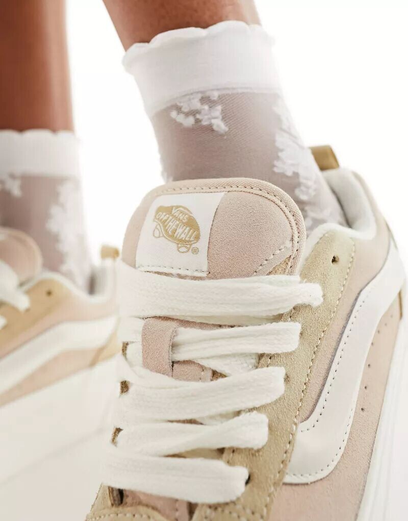 Светло-коричневые кроссовки Vans Knu Stack — фото 3