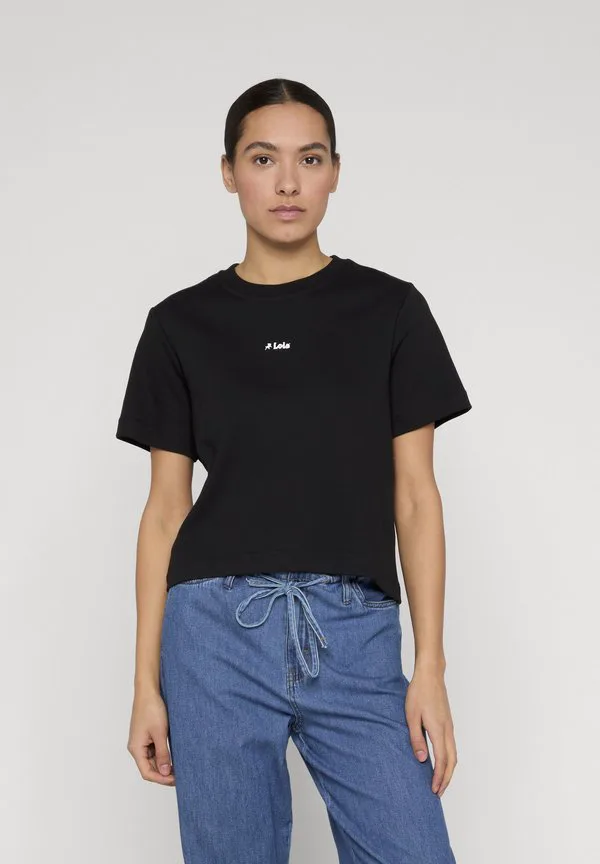 

Простая футболка Lois Jeans, Black, Черный, Простая футболка Lois Jeans, Black