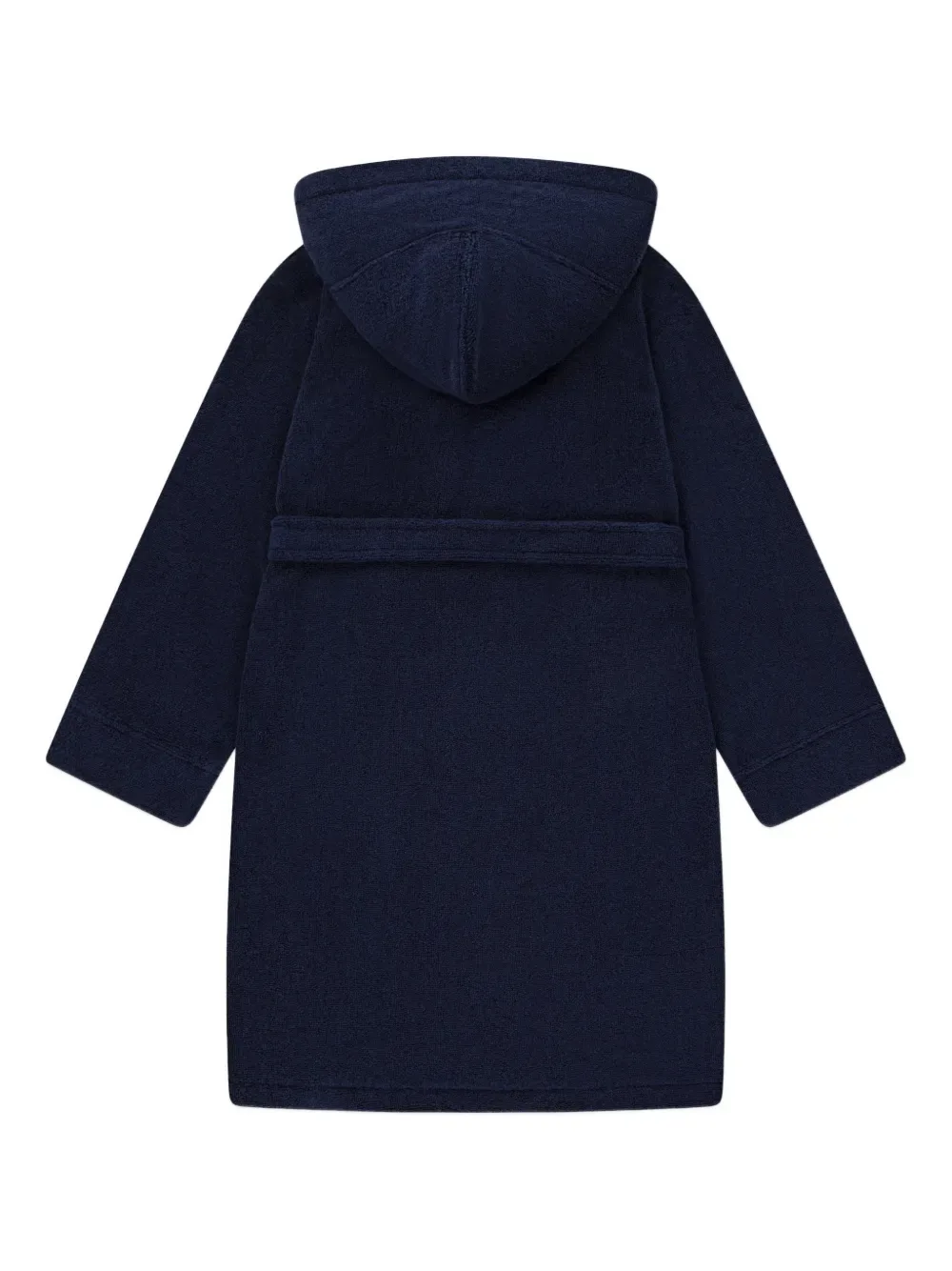 Халат с капюшоном и поясом POLO RALPH LAUREN KIDS, синий — фото 2