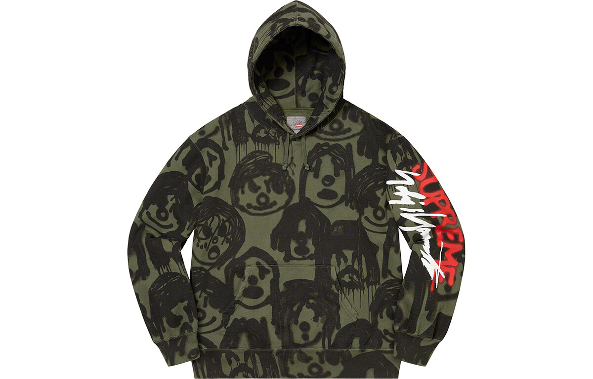 Свитшот Yohji Yamamoto X Co-branded Collection унисекс Supreme, розовый — фото 4