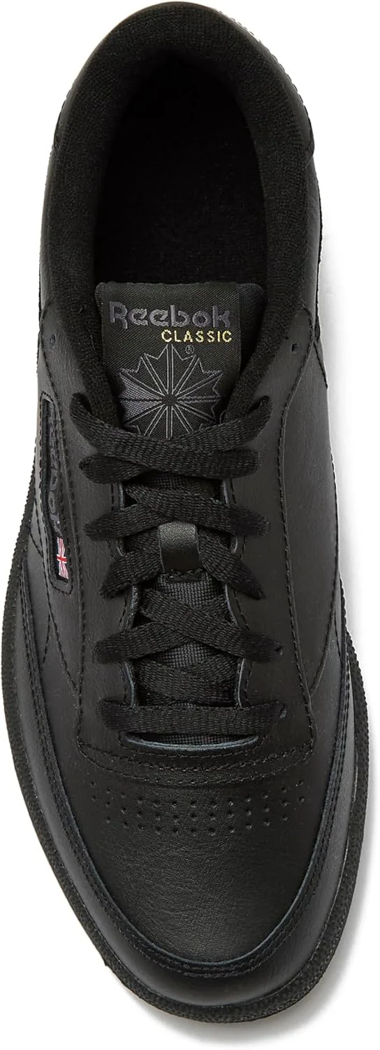 Мужские кроссовки Reebok Club C 85, повседневная спортивная обувь белого цвета для мужчин, черный — фото 2