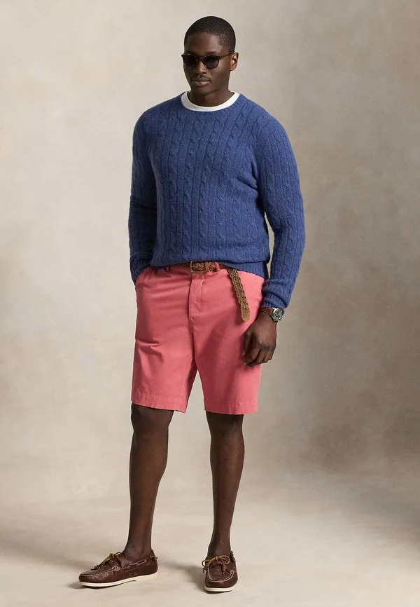 Эластичные классические короткие шорты-чиносы Polo Ralph Lauren Big & Tall, Adirondack Berry — фото 2