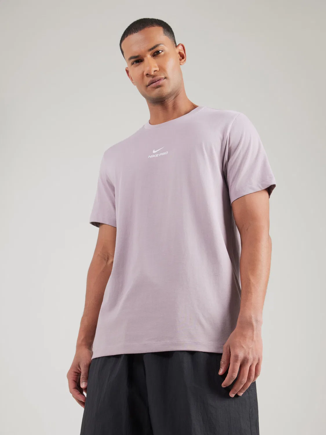 Футболка Nike Performance Shirt PRO сиреневого цвета — фото 3
