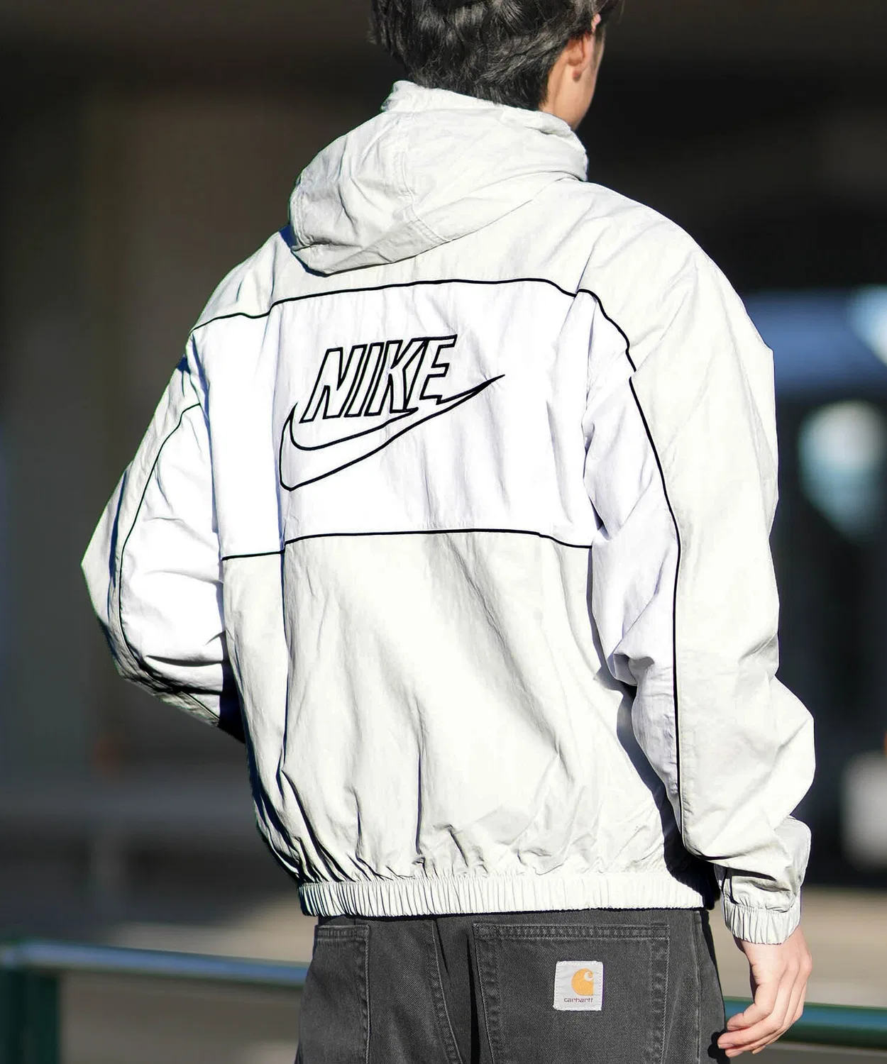 Куртка Nike AS M Club Athlete Jacket, лёгкая, серая