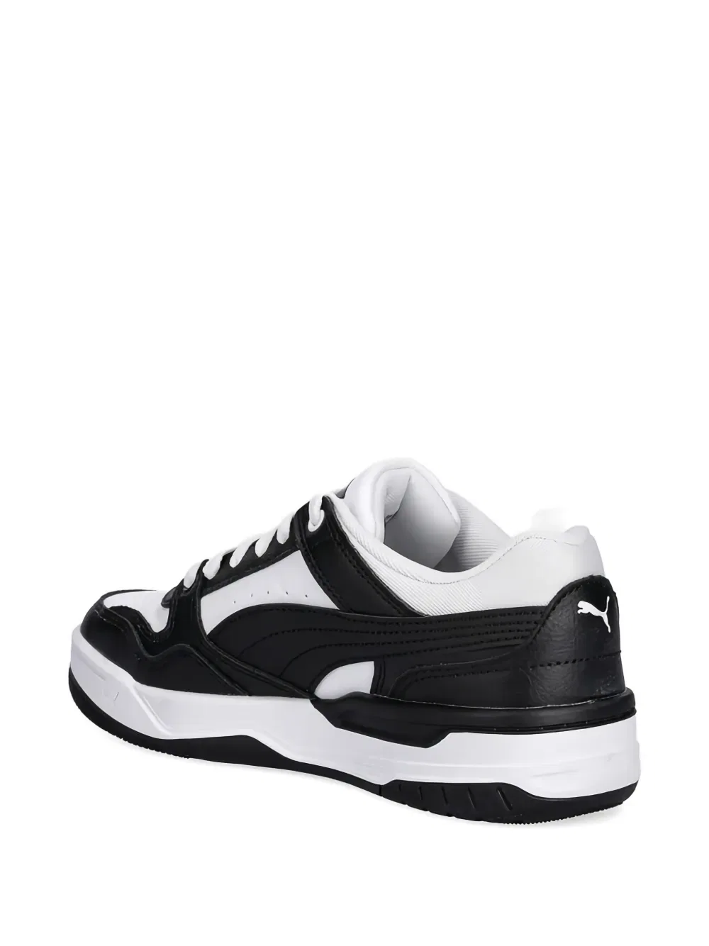 Кроссовки на шнуровке с вставками Puma Kids, белый — фото 3