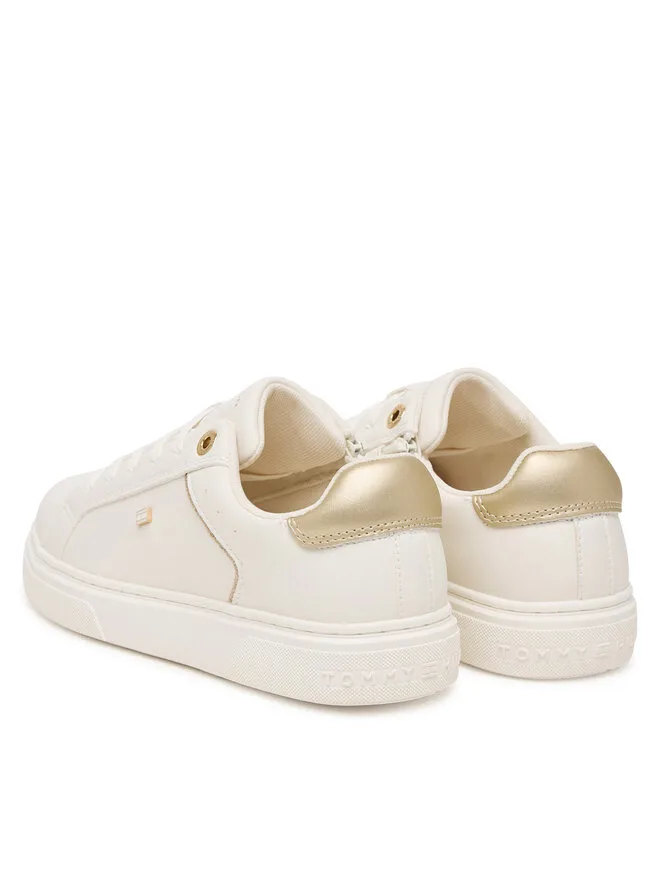 Tommy Hilfiger Низкие кроссовки на шнуровке T3A9-34248-1355 D белые — фото 3