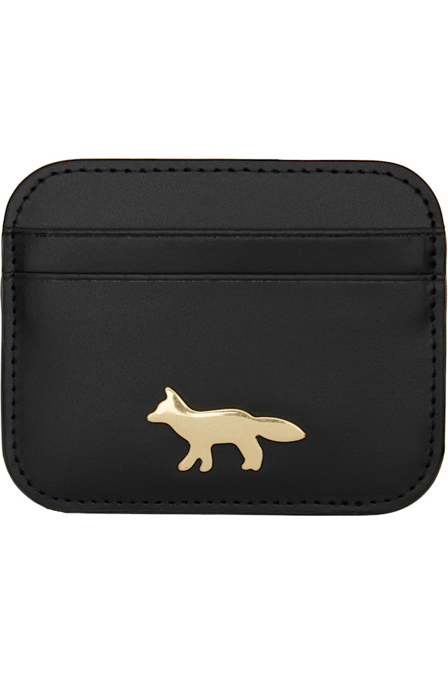 

Держатель для карт Эди Maison Kitsuné, черный