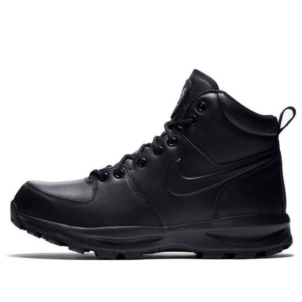 

Кроссовки из кожи маноа Nike, черный