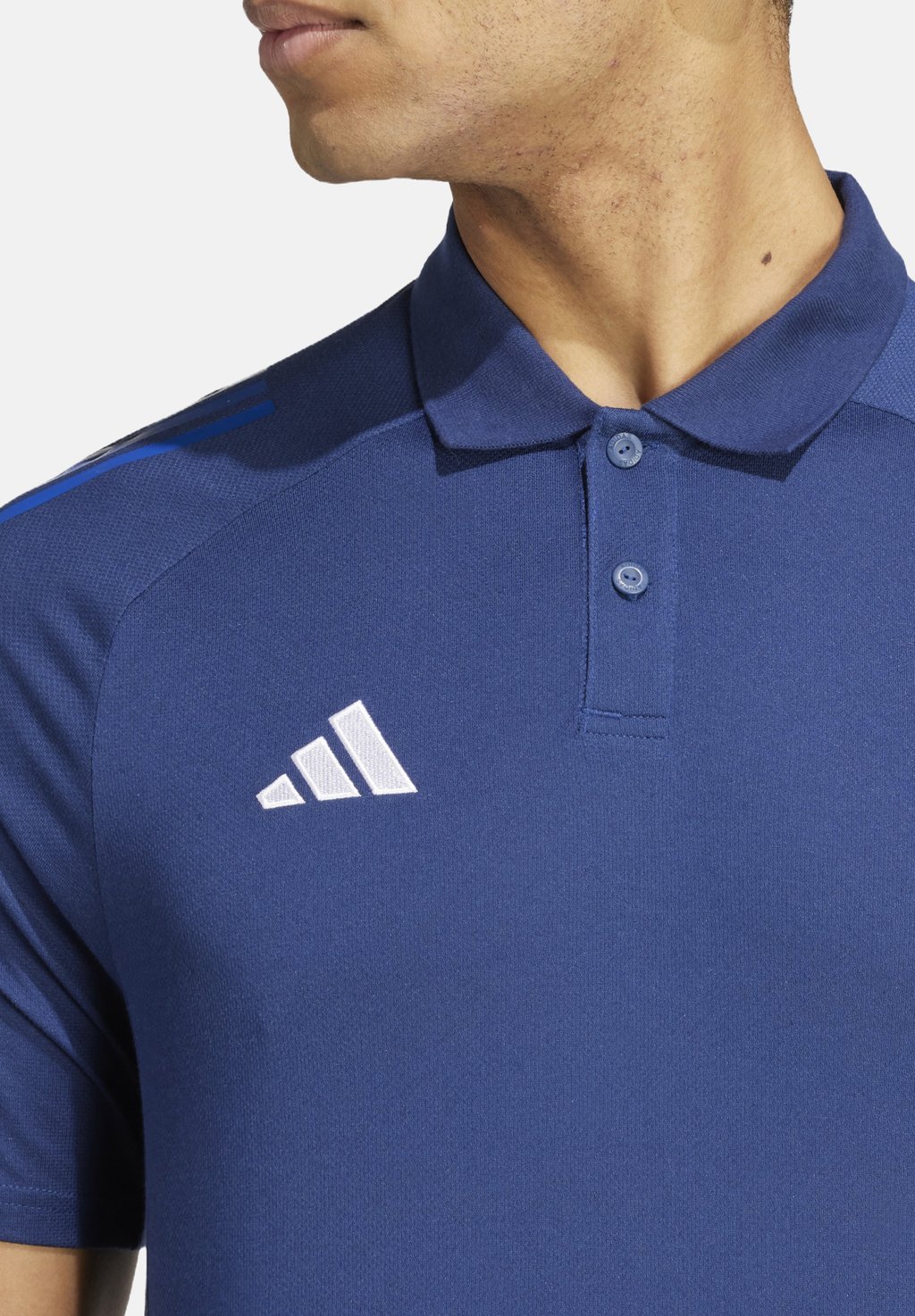 Рубашка поло Adidas Performance, синий — фото 3