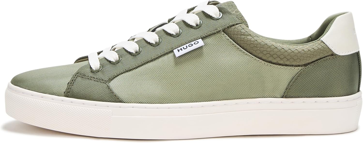 Мужские кроссовки HUGO Morrie с низким профилем и подошвой Cupsole, Garden Moss — фото 2