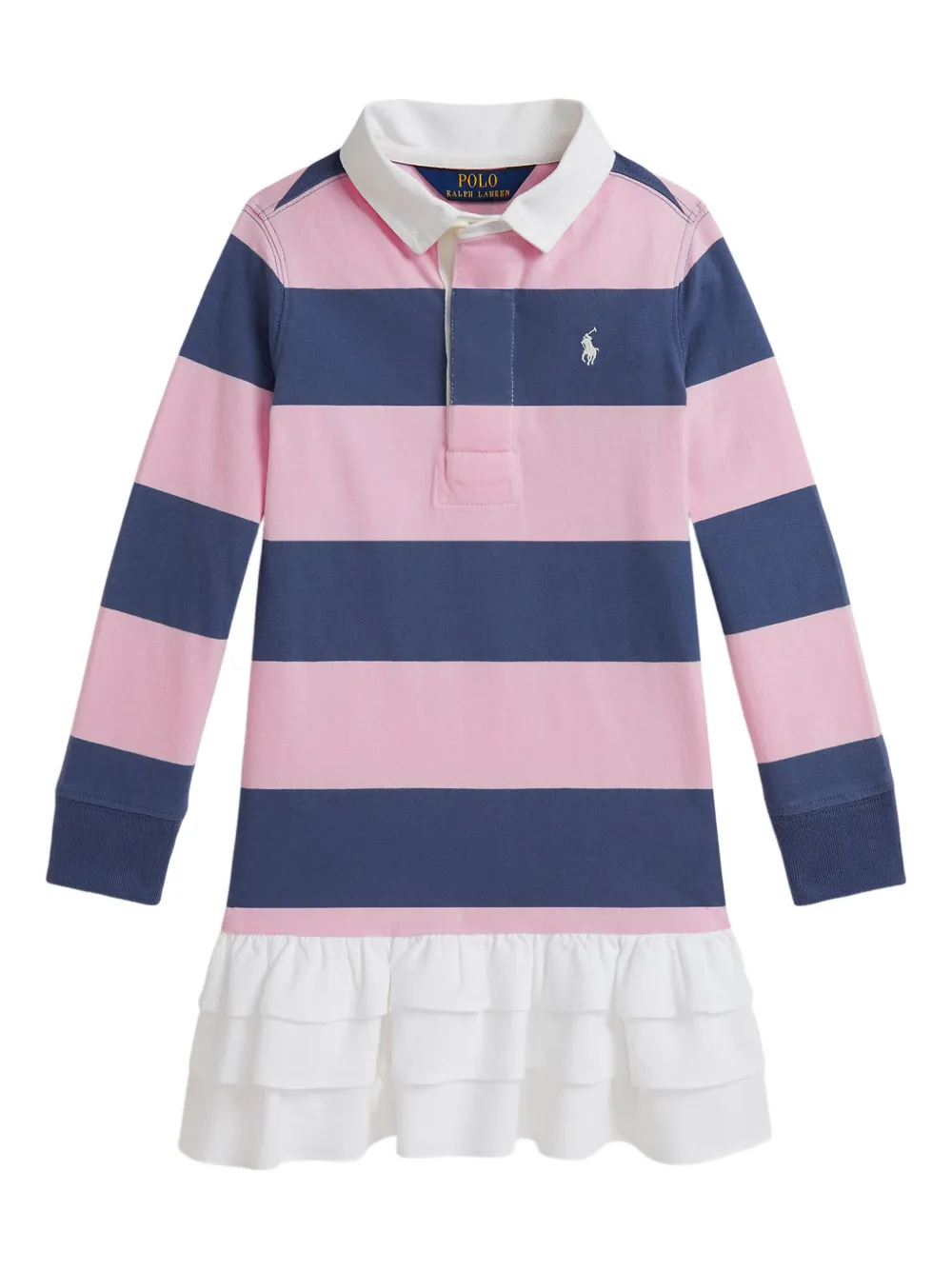 

Платье в полоску POLO RALPH LAUREN KIDS, розовый