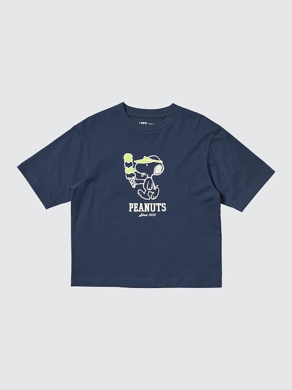 Футболка UT с графикой Peanuts Uniqlo, 69 navy — фото 3