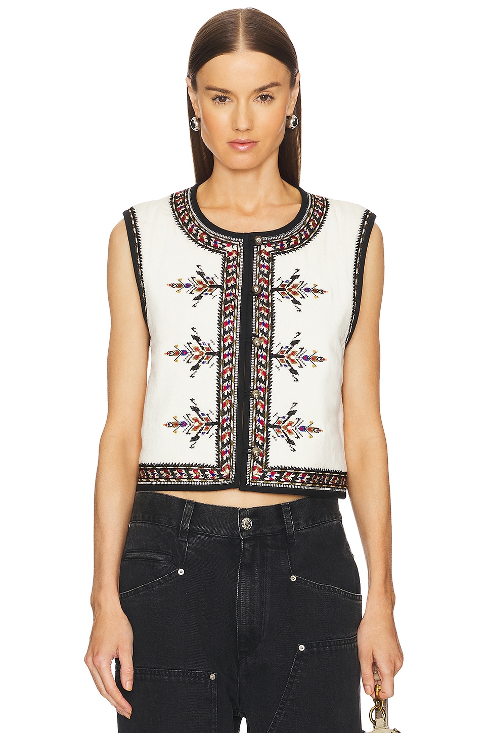 

Жилет Zeana Isabel Marant Etoile, ecru