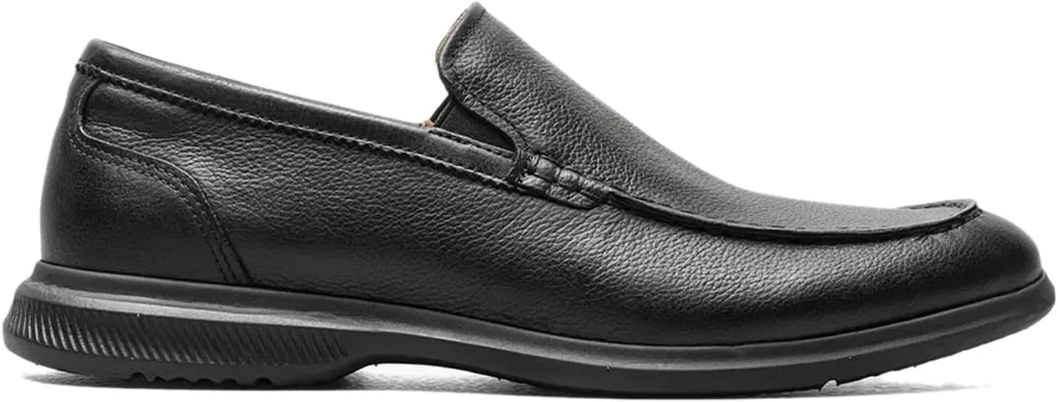 Мужские лоферы Florsheim Hamptons Moc Toe Venetian Loafer Slipper, Black — фото 2