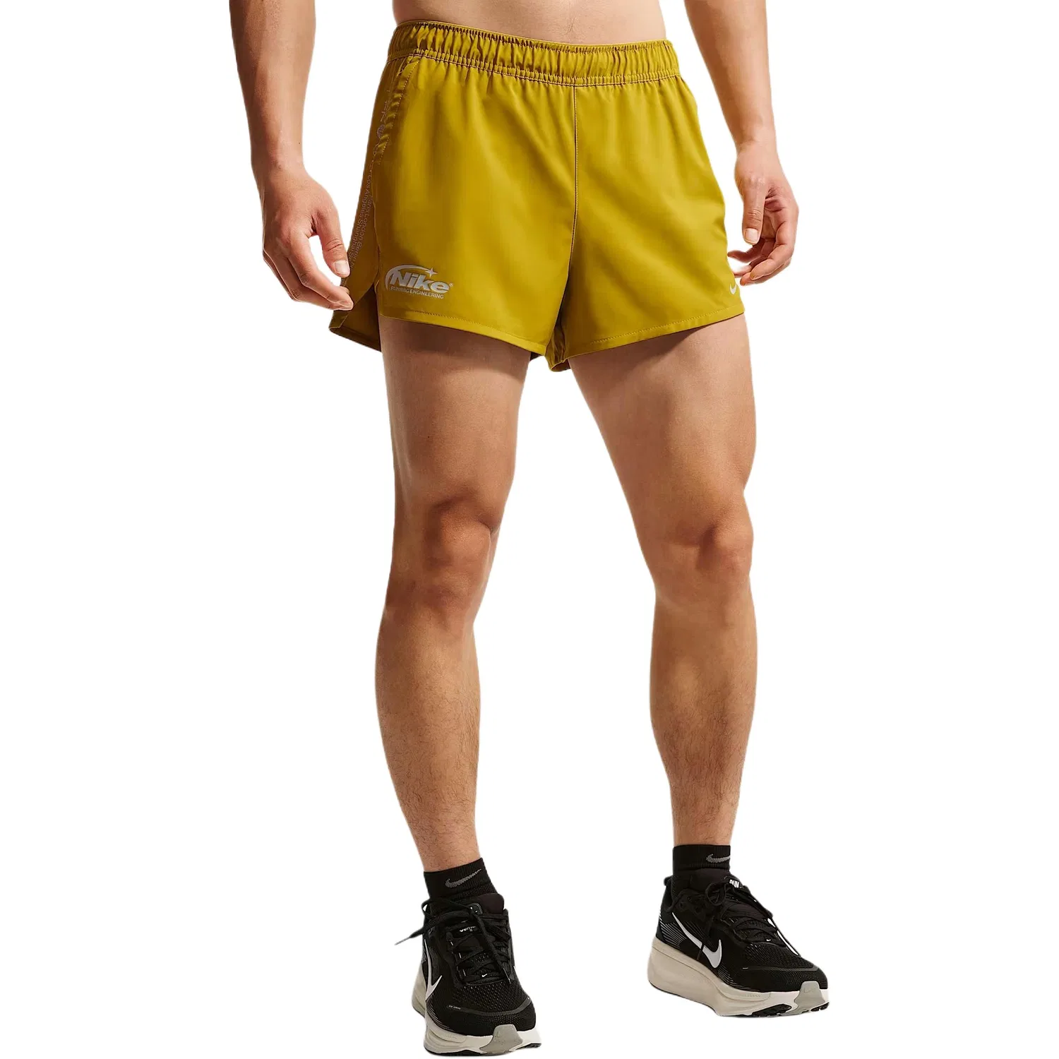 Мужские шорты для бега Dri Fit Nike, Peat Gray/Medium Gray/Black