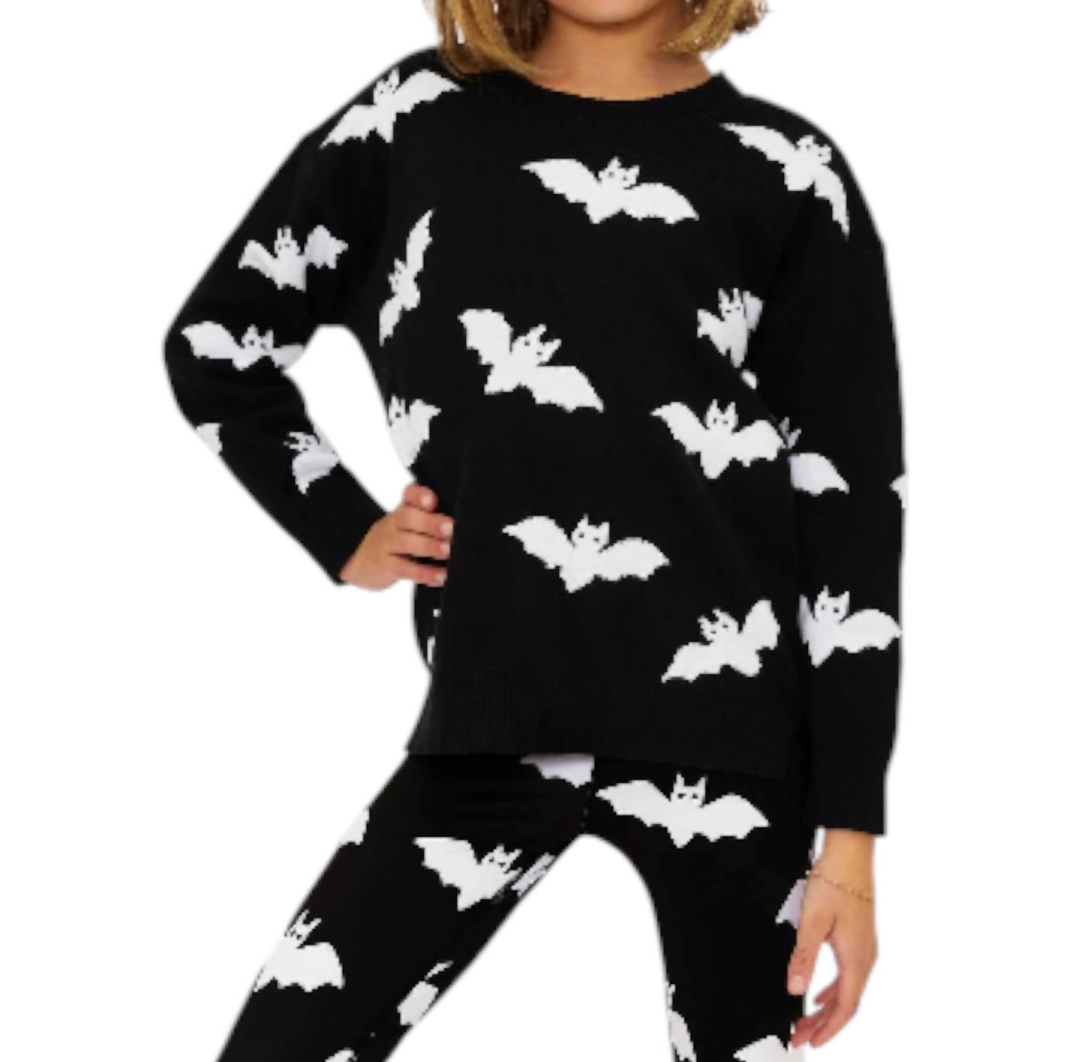 

Детский свитер Little Callie с летучими мышами Beach Riot, bats