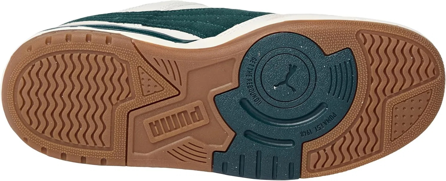 Кроссовки PUMA Unisex Rebound Retro SD, Warm White Green Terrain Rubber — фото 3