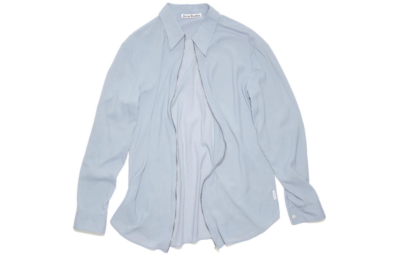 

Футболка мужская серо-голубая Acne Studios