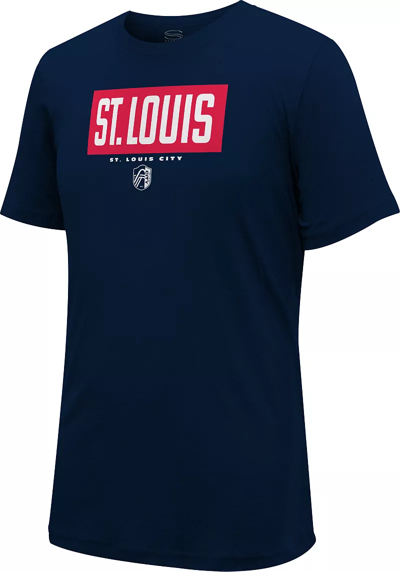 

Темно-синяя футболка Stadium Essentials St. Louis City SC Crossbar