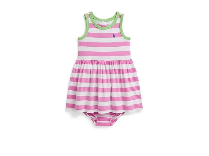 Платье полосатое хлопок Polo Ralph Lauren Kids, Nantucket Red
