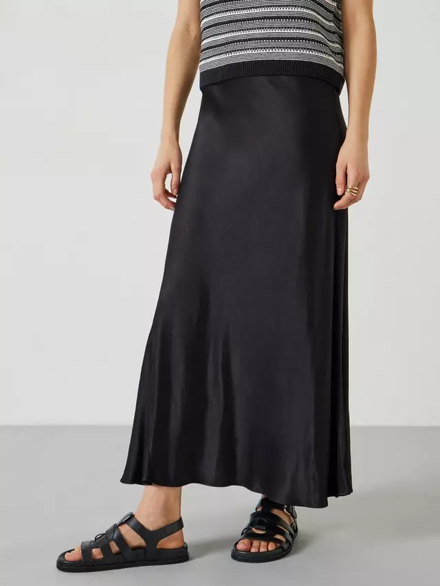 

Юбка HUSH Remi Satin Maxi, черный