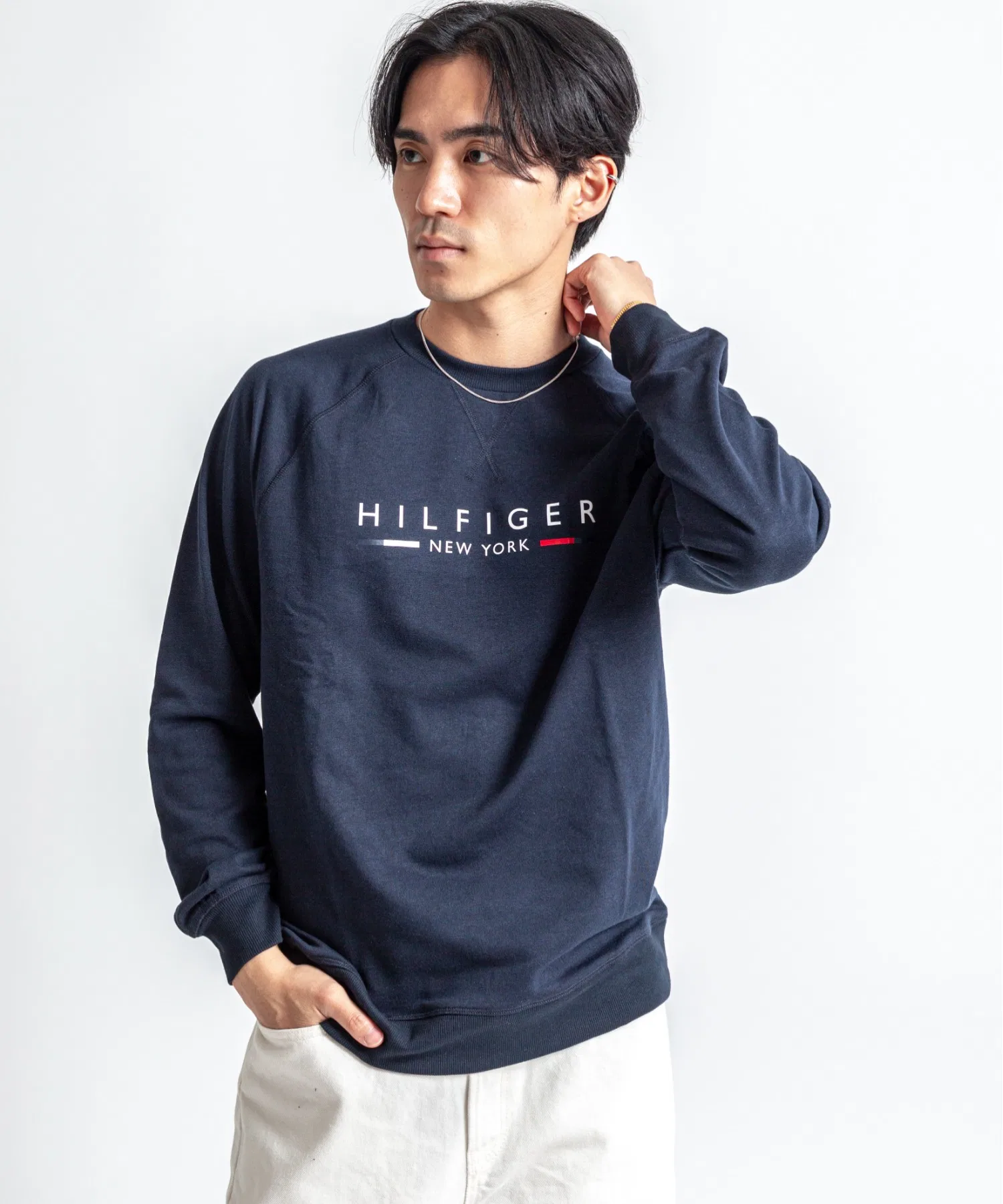 【TOMMY HILFIGER】Свитшот-пуловер, легкий, для отдыха дома — фото 2