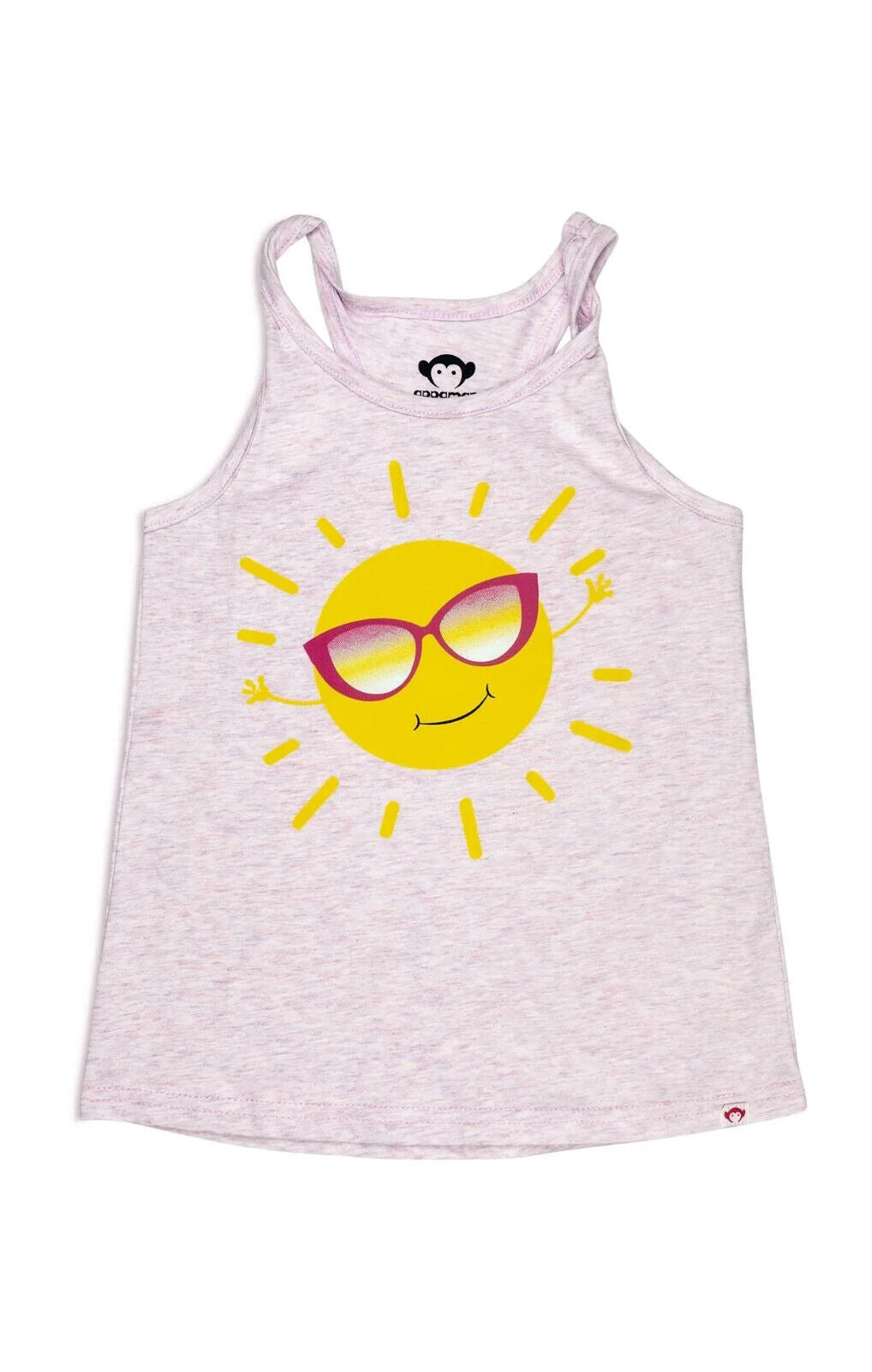 

Детская майка Appaman, розовая, с графическим принтом, из смесовой хлопковой ткани, с перекрученными бретелями, JDM1039