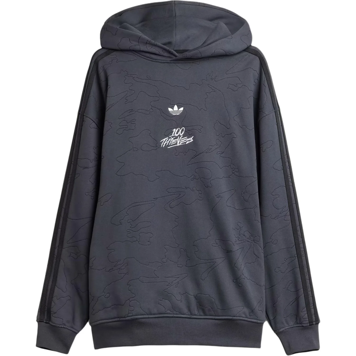Худи с логотипом Adidas Originals, Charcoal Gray