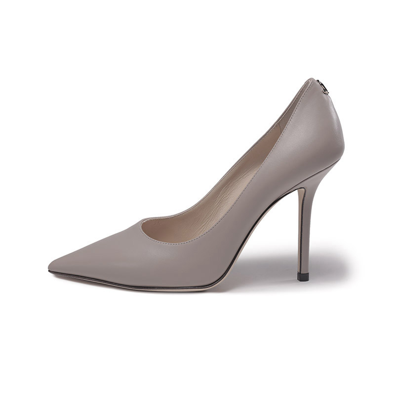 LOVE Slim Heel Высокие каблуки 10 см Женские Лаймово-серые Jimmy Choo