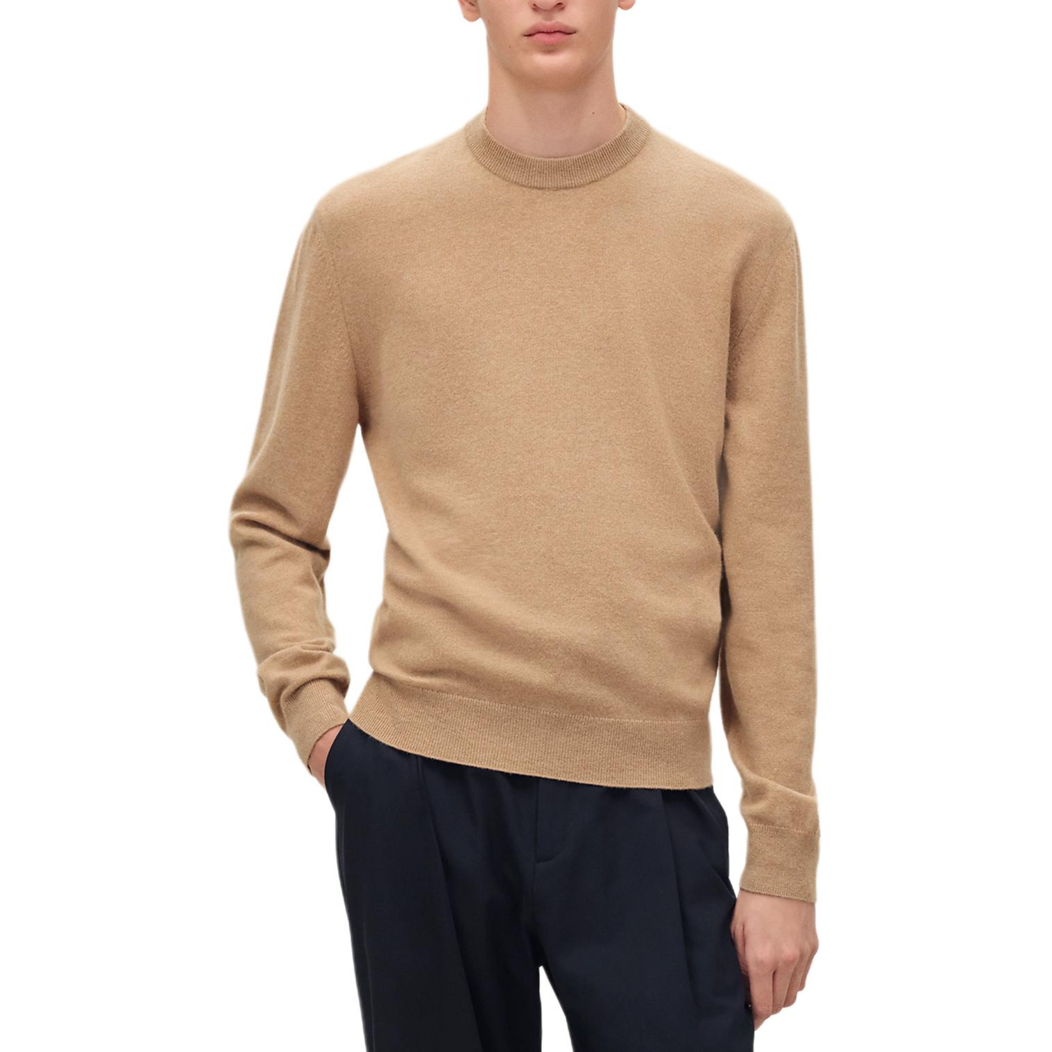 

Свитер из кашемира мужской SS26 HERMES, cow leather paper