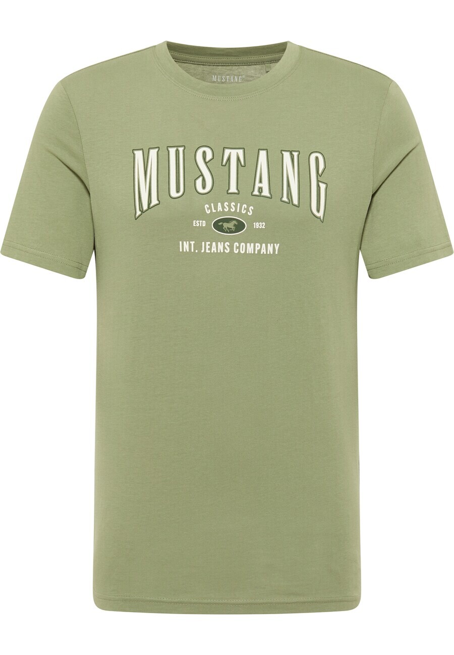 

Классическая футболка MUSTANG Shirt, светло-зеленый