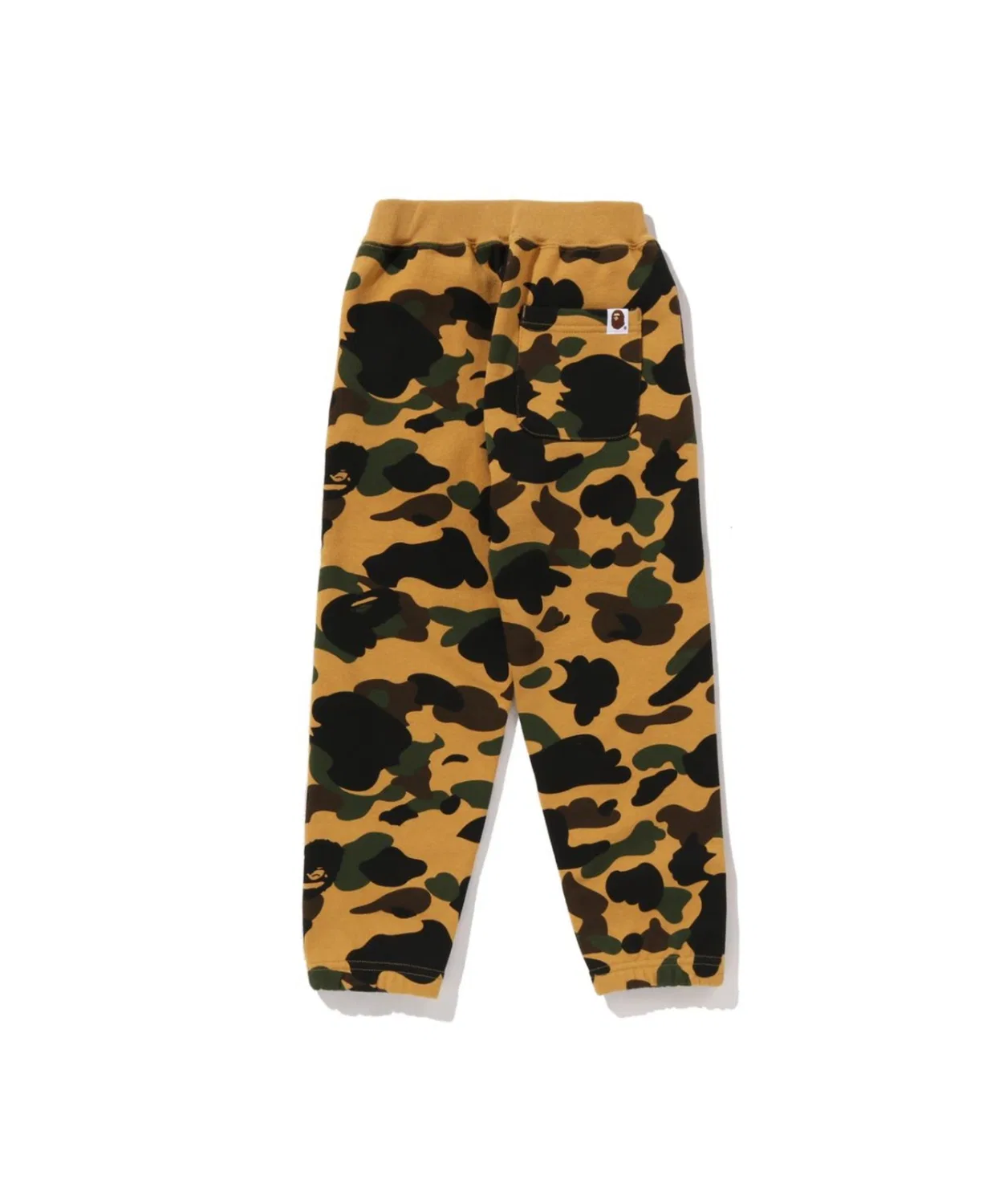 Спортивные штаны с камуфляжным принтом A Bathing Ape 1ST CAMO, хлопок, зелёный — фото 3