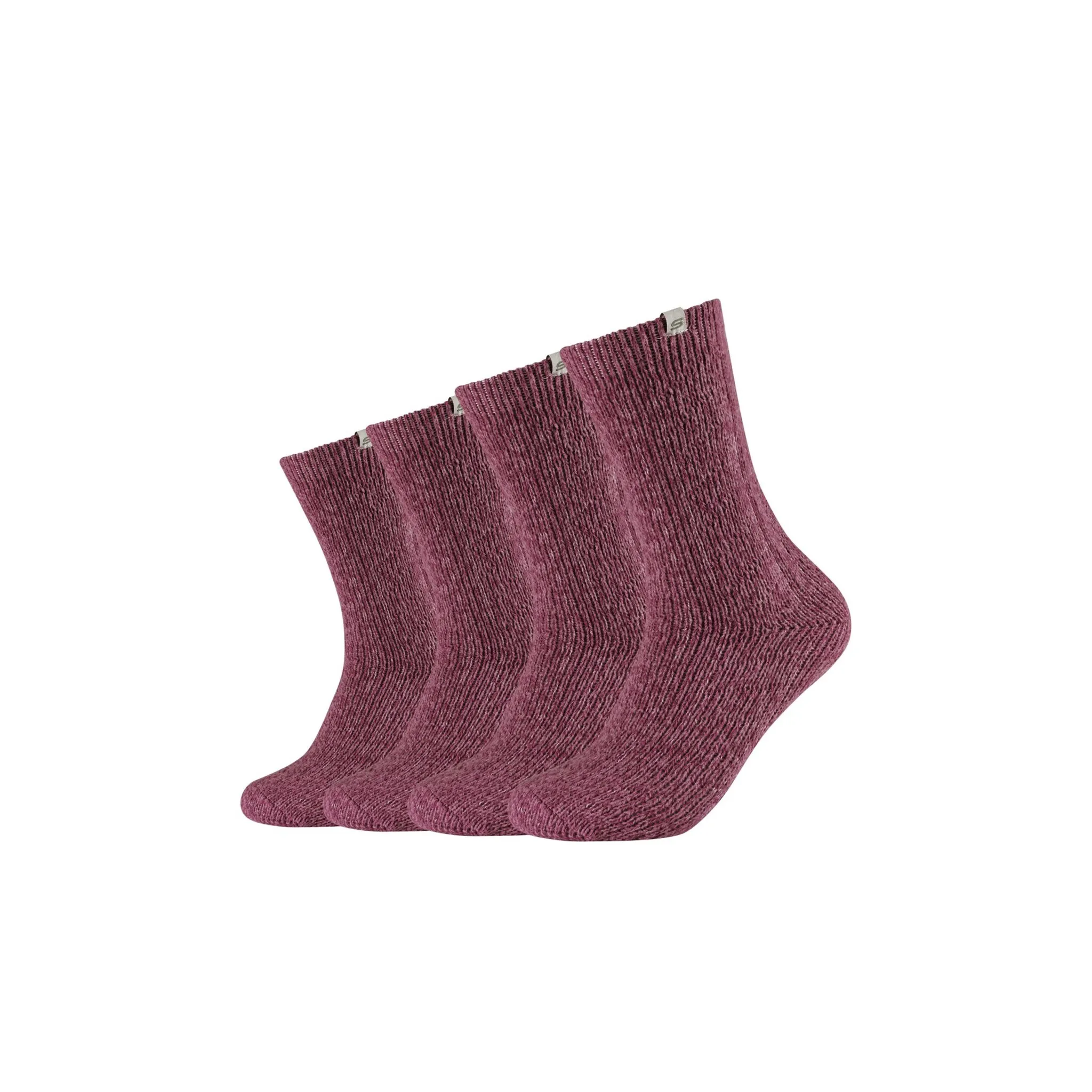 

Носки Skechers "Носки, набор из 4 шт.", цвет Maroon Mouliné