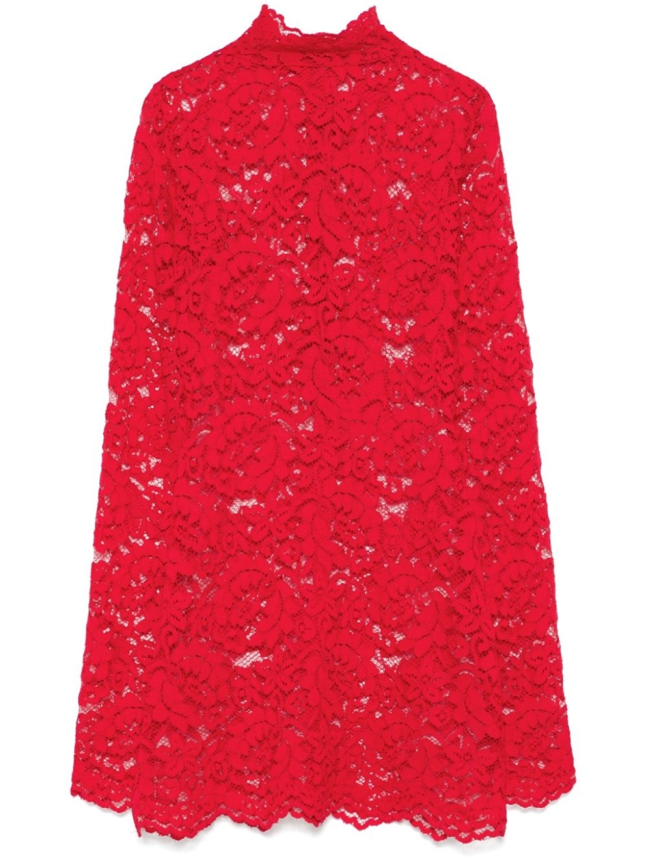 

Кружевное платье мини из коллаборации с Rue Ra Atu Body Couture, красный