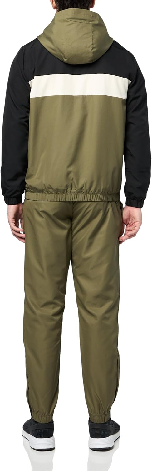 Мужской спортивный костюм Lacoste Sport Diamond Taffeta, Olive/Black/Lapland — фото 2