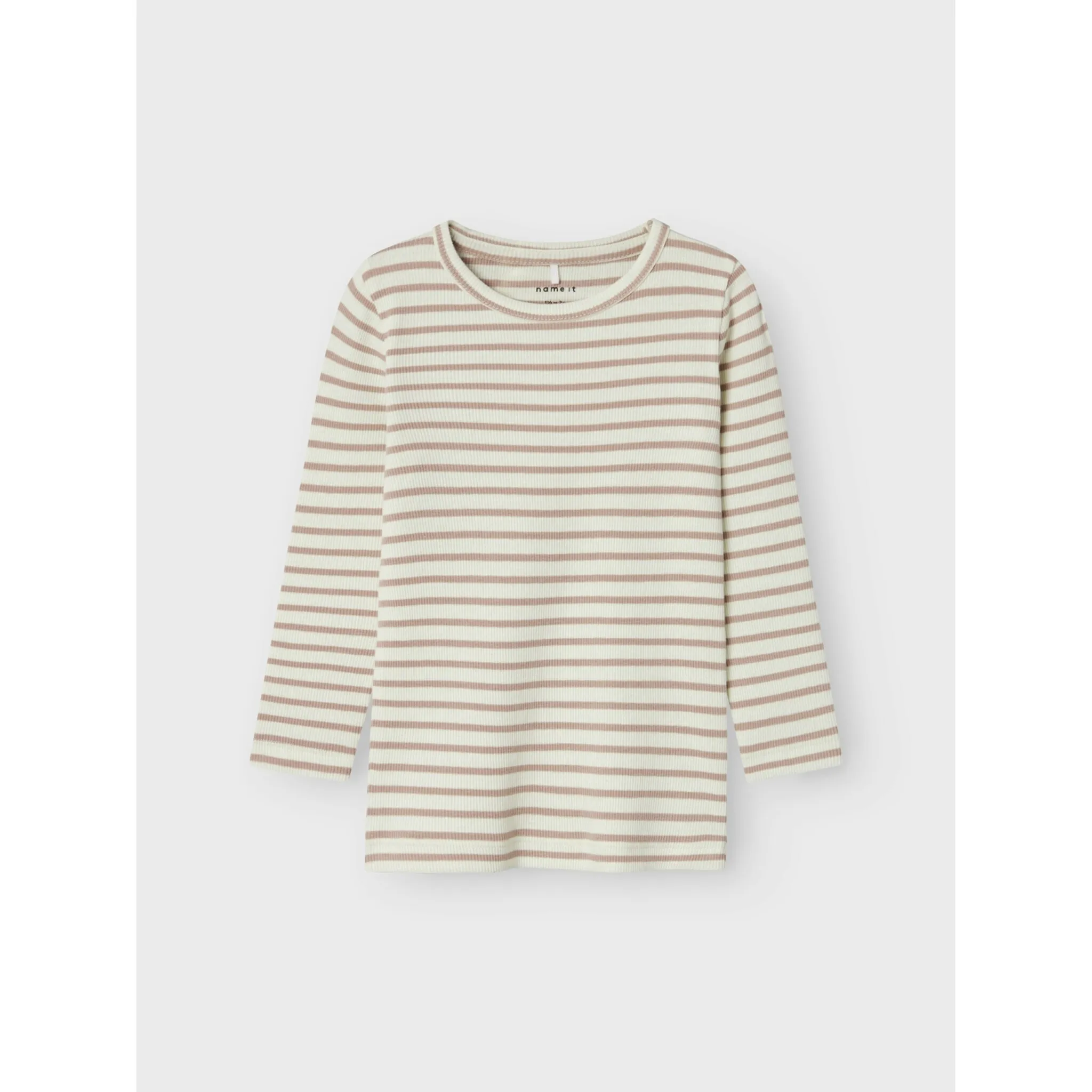 Рубашка с длинными рукавами Name It "NMNBANI LS XSL TOP NOOS", цвет Pure Cashmere — фото 2