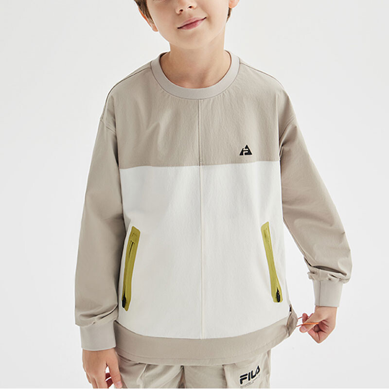 Толстовка GS Fila Kids, цвет Manor Ash — фото 2