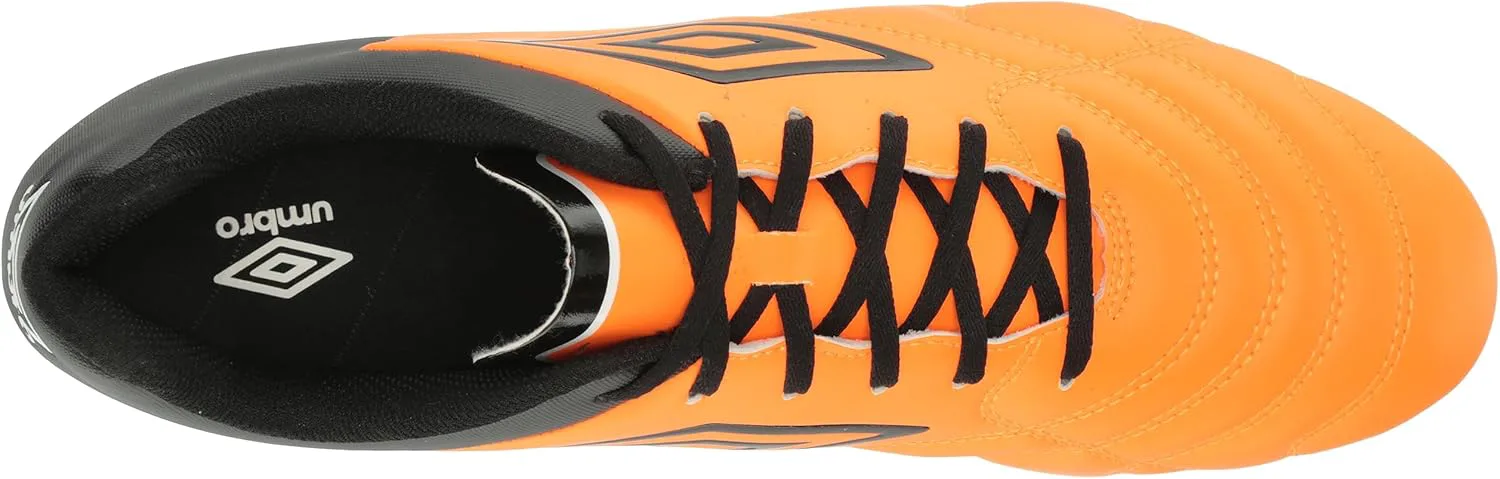 Футбольные бутсы Umbro Men's Classico Xi Fg, оранжевый/черный/белый — фото 4