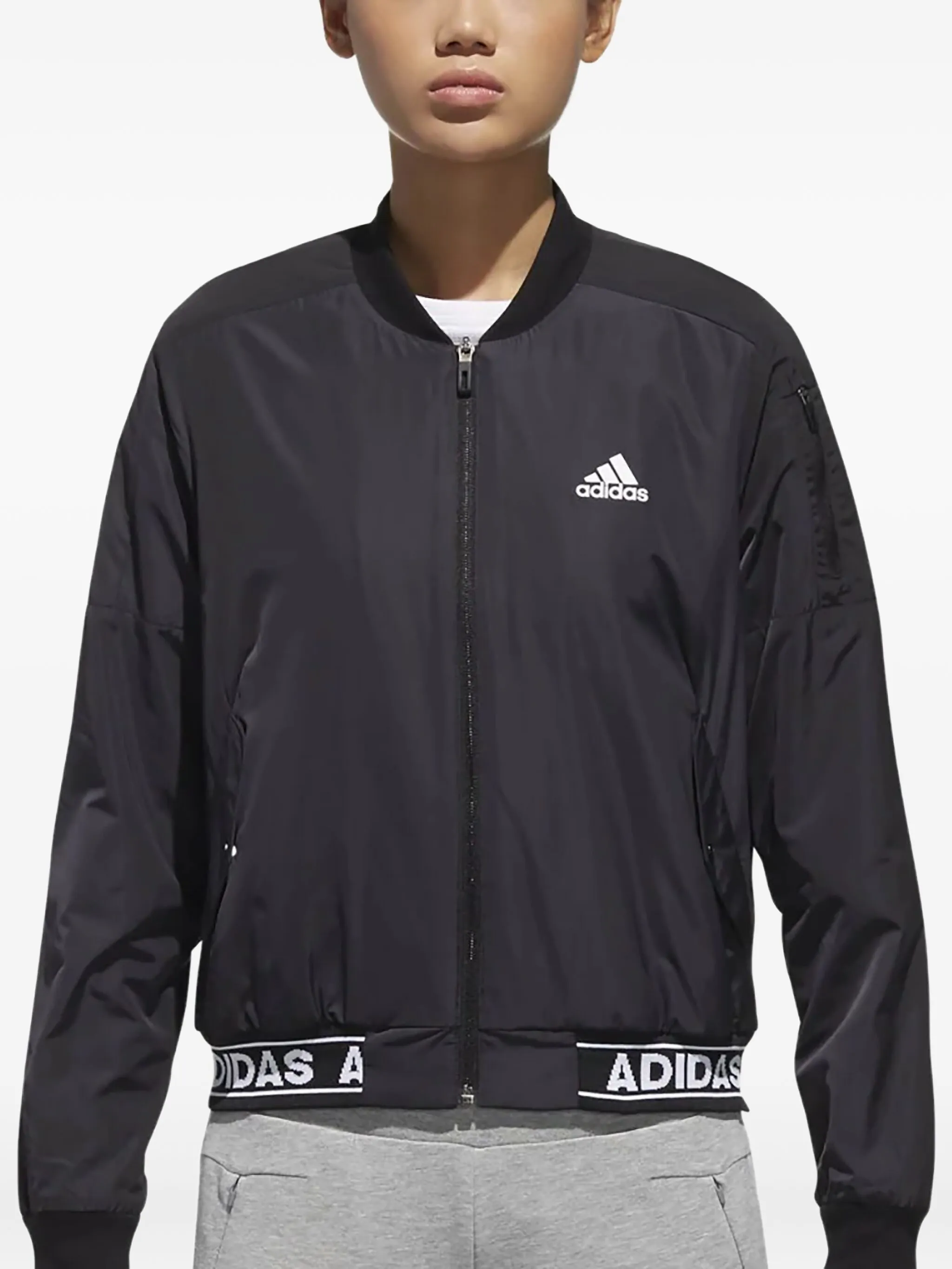 

Бомбер Sport ID Adidas, черный