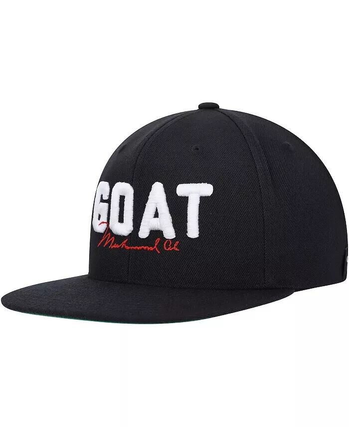 

Мужская и женская черная бейсболка Muhammad Ali GOAT Snapback Contenders Clothing