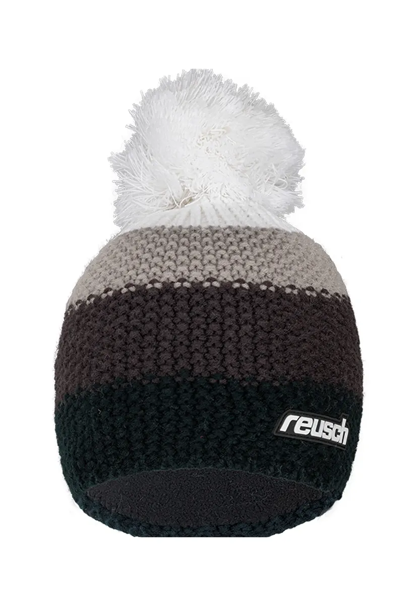 

Шапка-бини Reusch "Enzo Beanie" с большим помпоном, желтый