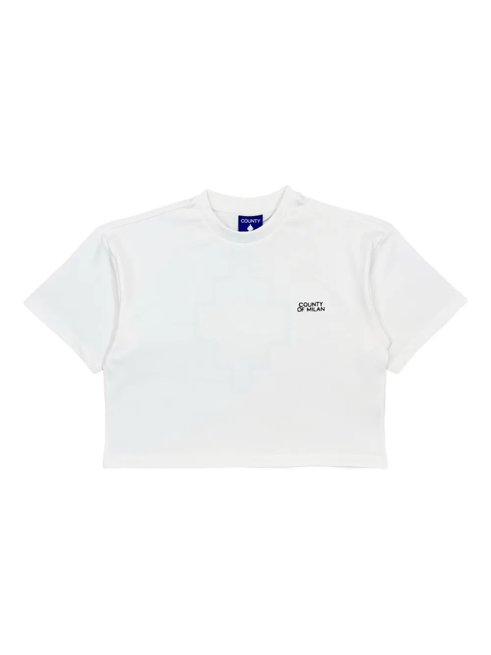 

Футболка с вышитым логотипом County Of Milan Kids, белый