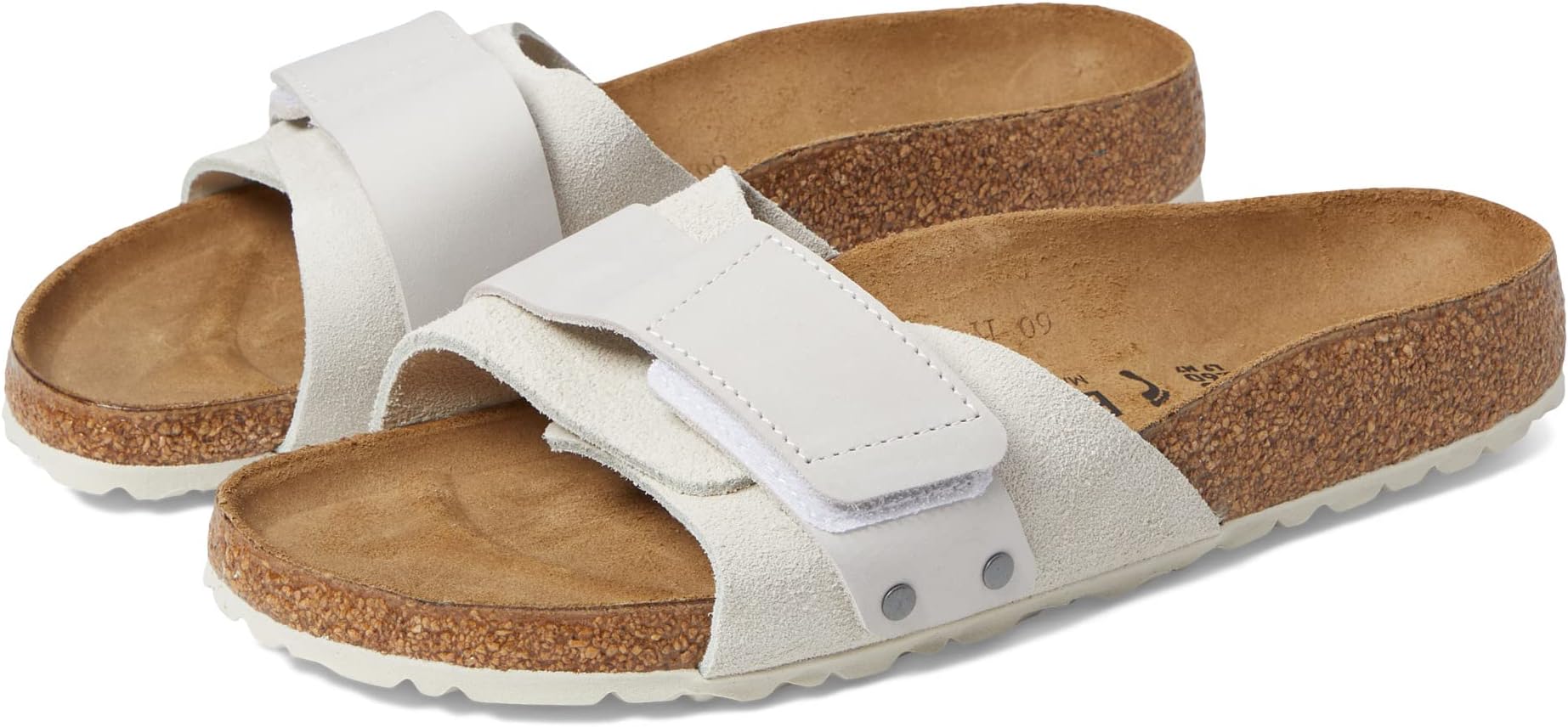 

Сандалии на плоской подошве Oita - Suede Birkenstock, цвет Antique White Suede